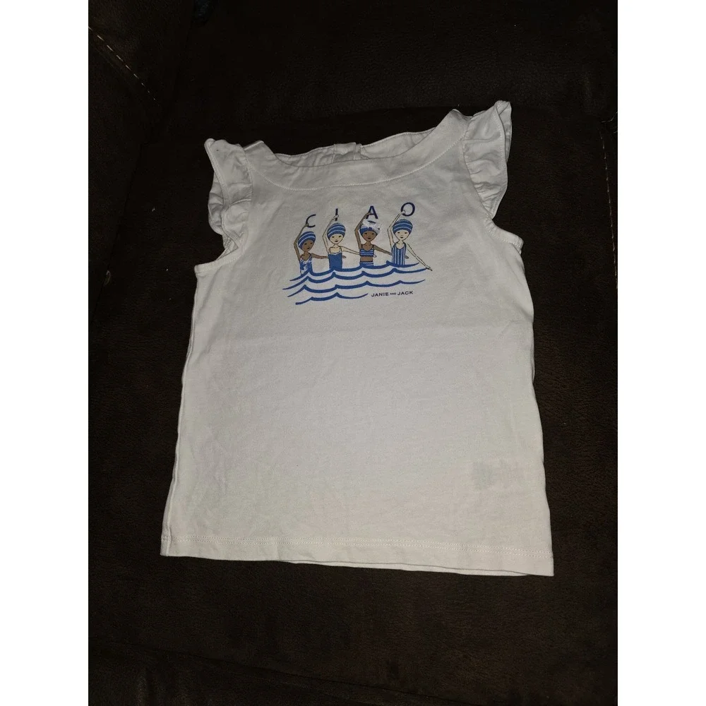Janie and jack‎ ciao girls swimming outfit top shorts size 5